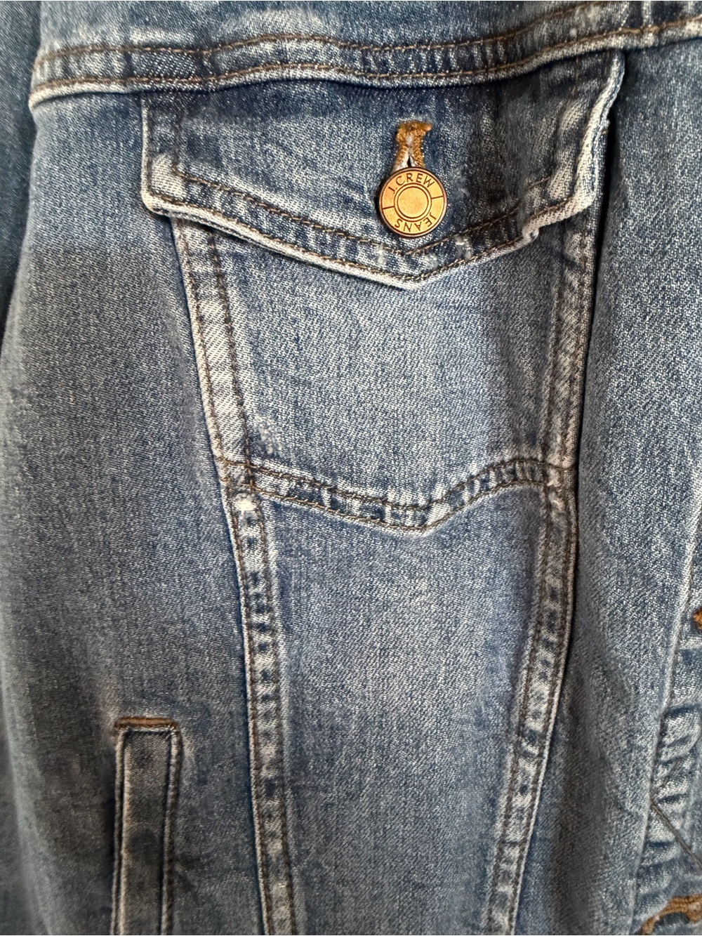J.Crew Jeans Classic Stretch Denim Jacket Size Small - Picture 7 of 8